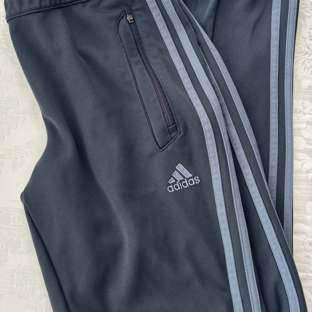 adidas Black and Gray Track Pants